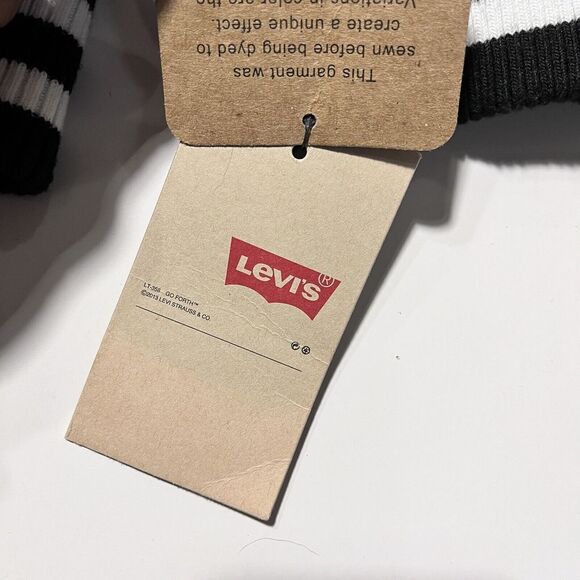 Levi's Varsity Bomber Jacket XL Soft Shell Women's Blue NWT $180 - Picture 5 of 13